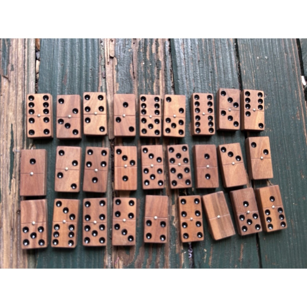 Dominos Guayacan Wood Domino Vintage